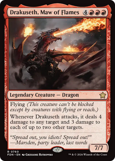 Drakuseth, Maw of Flames (0760) [Foundations]