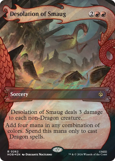 Desolation of Smaug (Showcase) (Surge Foil) [The Hobbit]