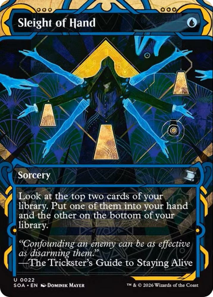Sleight of Hand (Japanese) [Secrets of Strixhaven: Mystical Archive]