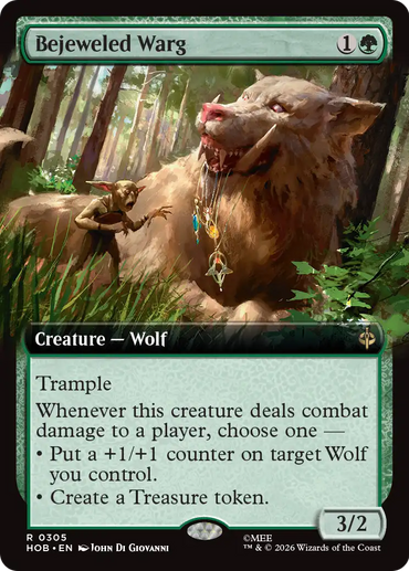 Bejeweled Warg (Extended Art) [The Hobbit]