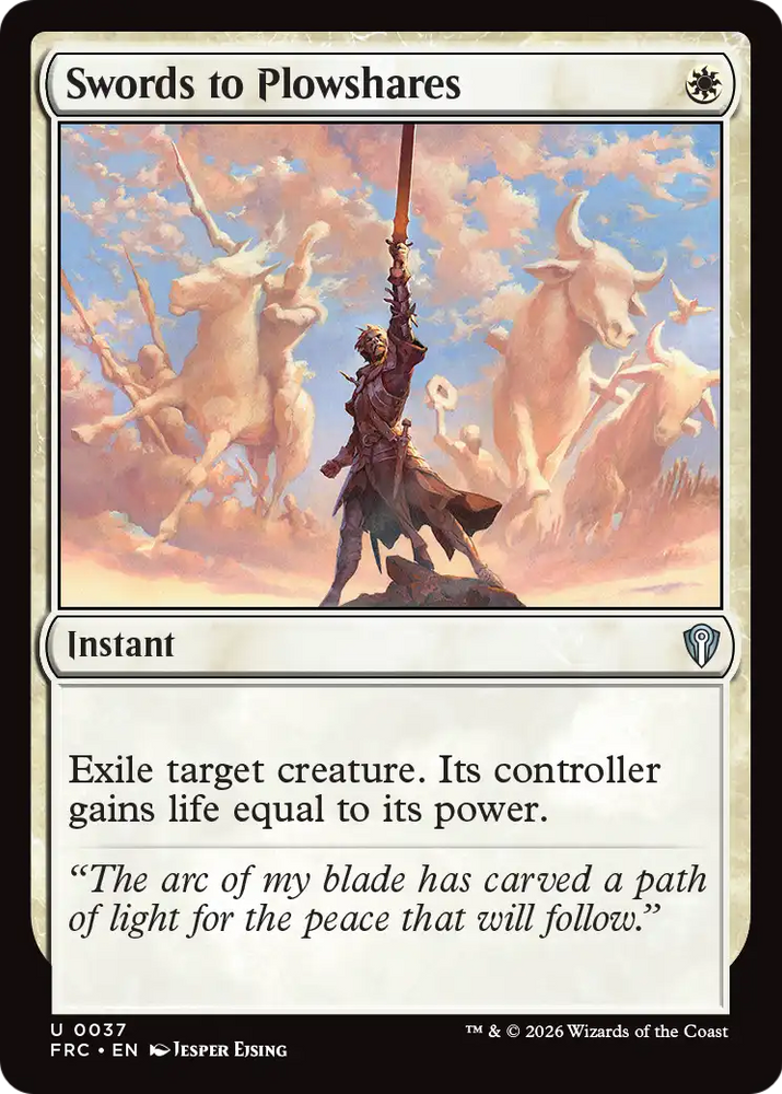 Swords to Plowshares [Reality Fracture Commander]