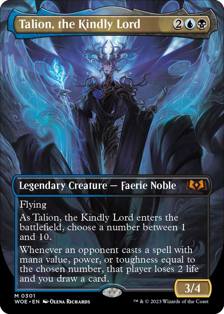 Talion, the Kindly Lord (Borderless Alternate Art) [Wilds of Eldraine]