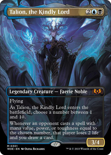 Talion, the Kindly Lord (Borderless Alternate Art) [Wilds of Eldraine]