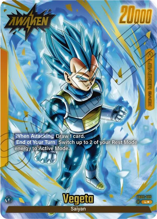 Vegeta (FB02-105) (Alternate Art) [Blazing Aura]