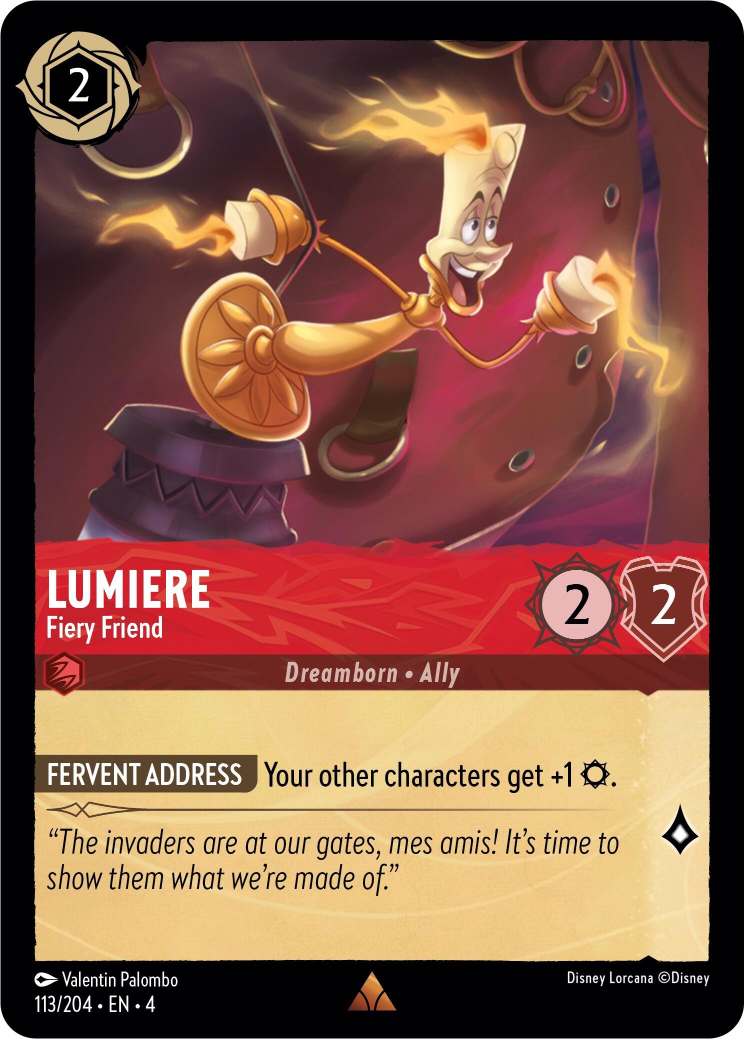 Lumiere - Fiery Friend (113/204) [Ursula's Return]
