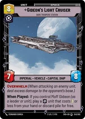 Gideon's Light Cruiser - Dark Troopers' Station (242/262) [Shadows of the Galaxy]