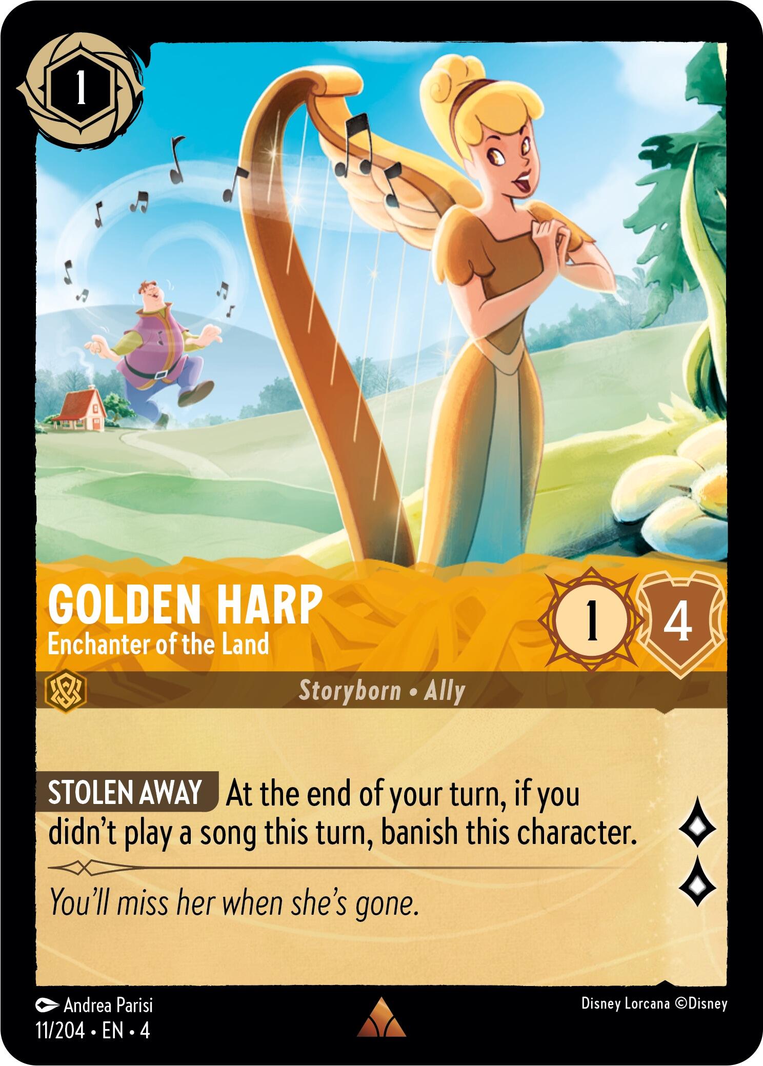 Golden Harp - Enchanter of the Land (11/204) [Ursula's Return]