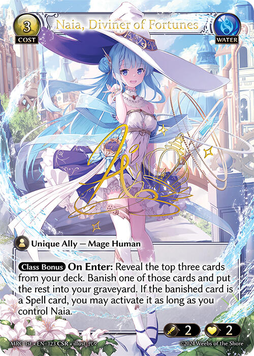 Naia, Diviner of Fortunes (Mercurial Heart First Edition