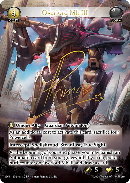 Overlord Mk III (011) [Promotional Cards]