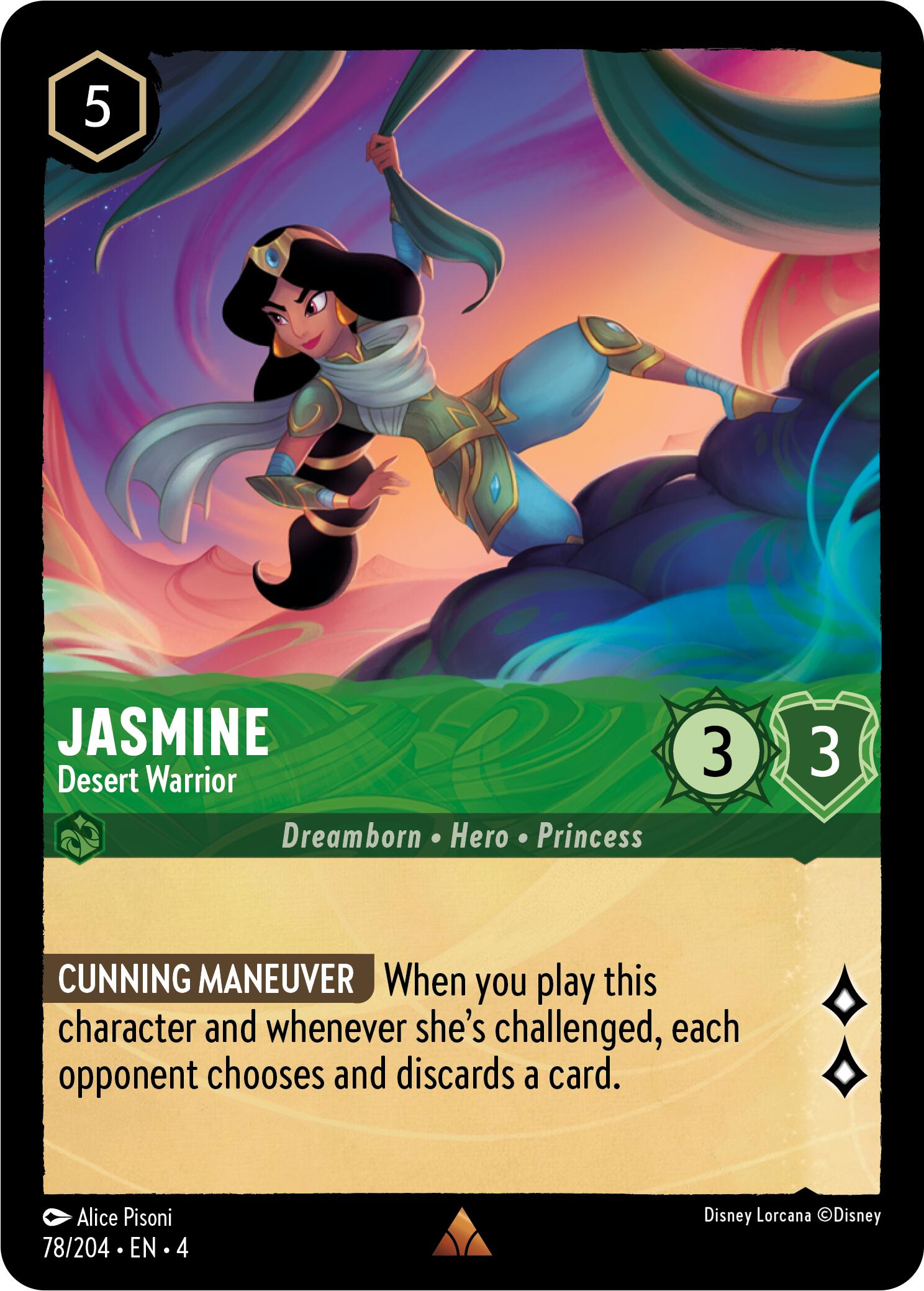 Jasmine Desert Warrior (78/204) [Ursula's Return]