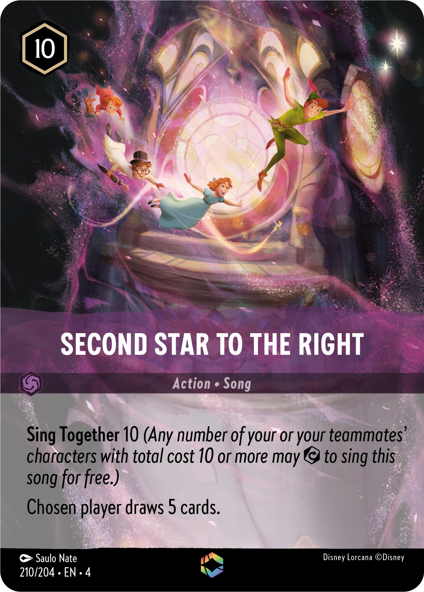Second Star to the Right (Enchanted) (210/204) [Ursula's Return]