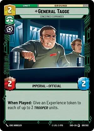 General Tagge - Concerned Commander (081/262) [Shadows of the Galaxy]