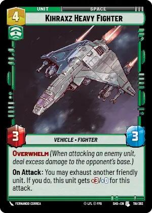Kihraxz Heavy Fighter (118/262) [Shadows of the Galaxy]