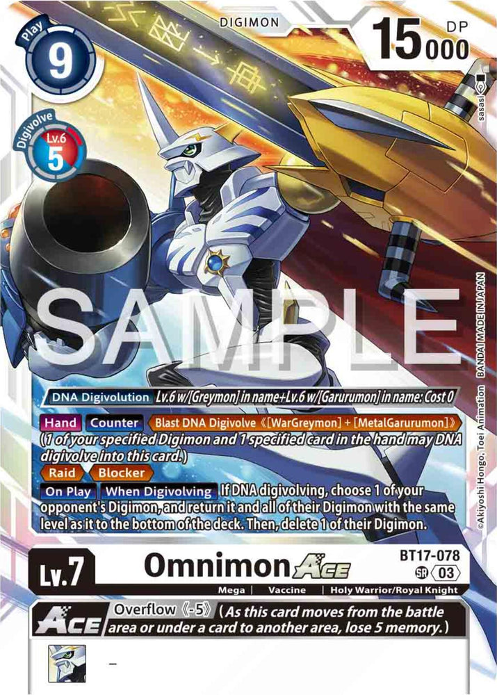 Omnimon ACE [BT17-078] [Secret Crisis]