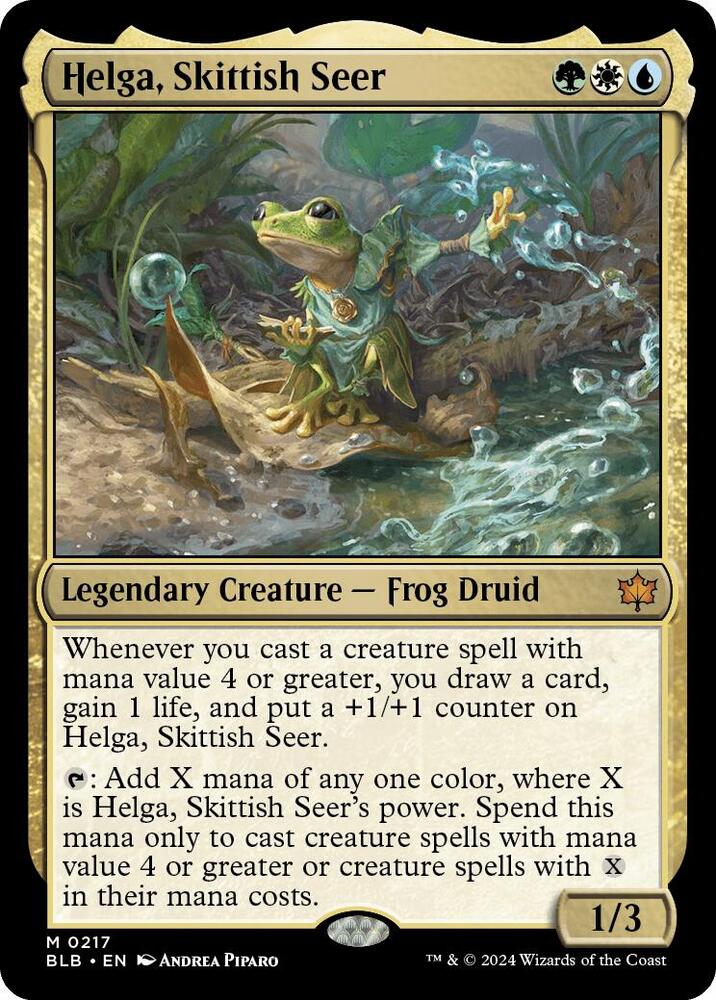 Helga, Skittish Seer [Bloomburrow]
