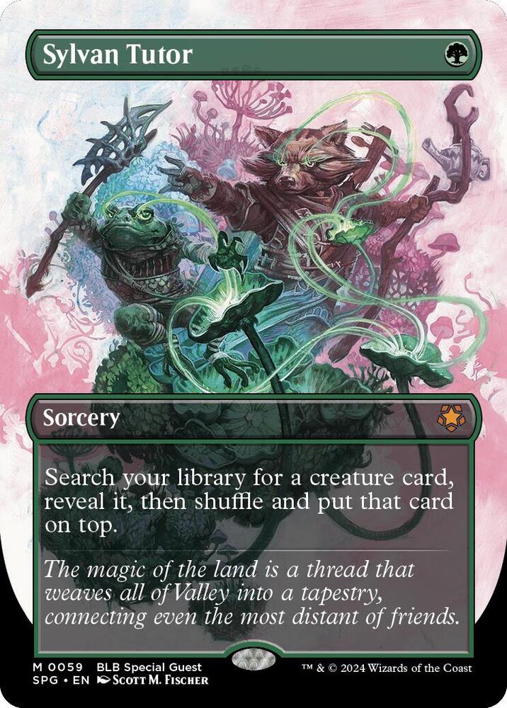 Sylvan Tutor (Borderless) [Bloomburrow Special Guests]