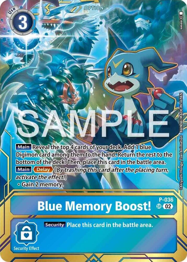 Blue Memory Boost! [P-036] - P-036 (Premium Card Collection - Memory Boost! Set) [Promotional Cards]
