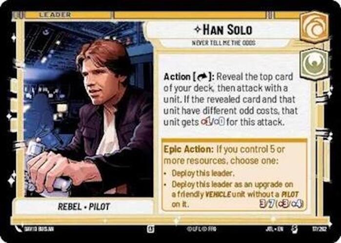 Han Solo - Never Tell Me the Odds (017/262) (017/257) [Jump to Lightspeed]