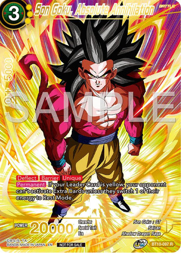 Son Goku, Absolute Annihilation (Championship 2024 Finals Pack) (Gold Stamped) (BT10-097) [Tournament Promotion Cards]