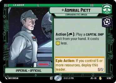 Admiral Piett - Commanding the Armada (005/262) (005/257) [Jump to Lightspeed]