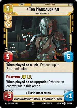 The Mandalorian - Weathered Pilot (210/262) (210/257) [Jump to Lightspeed]