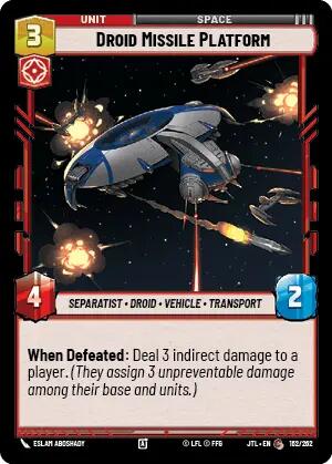 Droid Missile Platform (162/262) (162/257) [Jump to Lightspeed]
