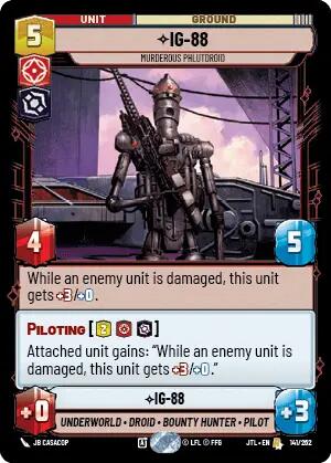 IG-88 - Murderous Phlutdroid (141/262) (141/257) [Jump to Lightspeed]