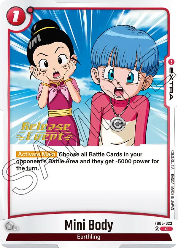 Mini Body [New Adventure Release Event Cards]