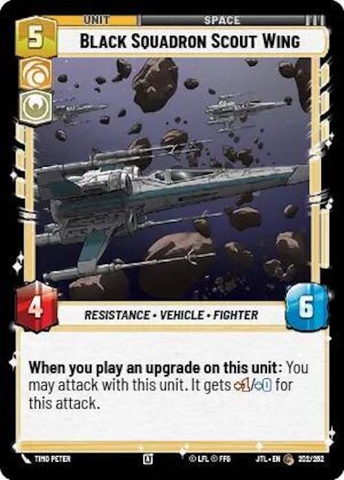 Black Squadron Scout Wing (202/262) (202/257) [Jump to Lightspeed]