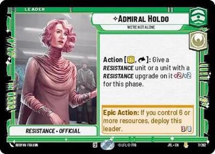Admiral Holdo - We're Not Alone (007/262) (007/257) [Jump to Lightspeed]