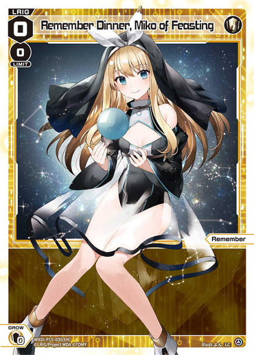 Remember Dinner, Miko of Feasting (WXDi-P15-030[EN]) [Divisions DIVA]