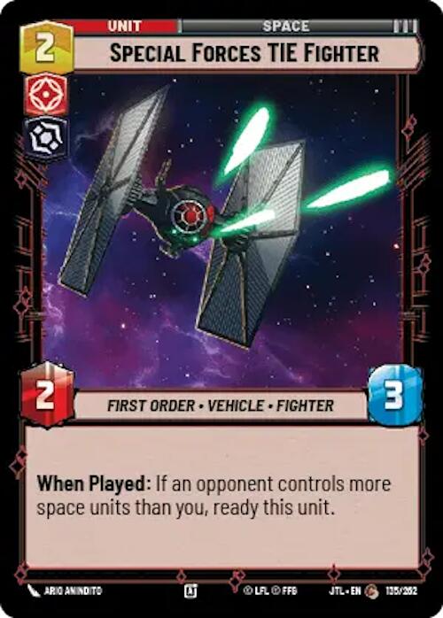 Special Forces TIE Fighter (135/262) (135/257) [Jump to Lightspeed]
