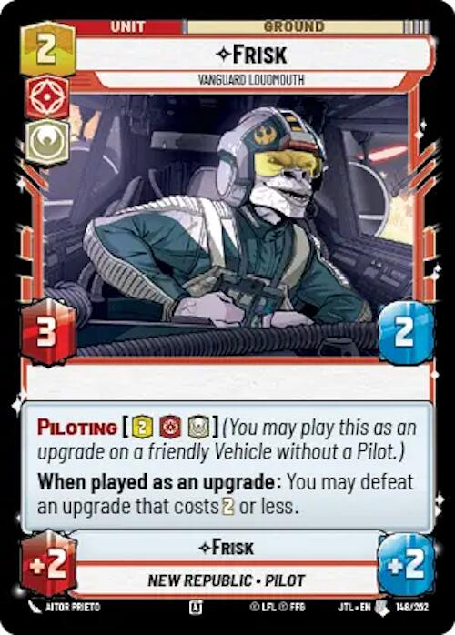 Frisk - Vanguard Loudmouth (148/262) (148/257) [Jump to Lightspeed]