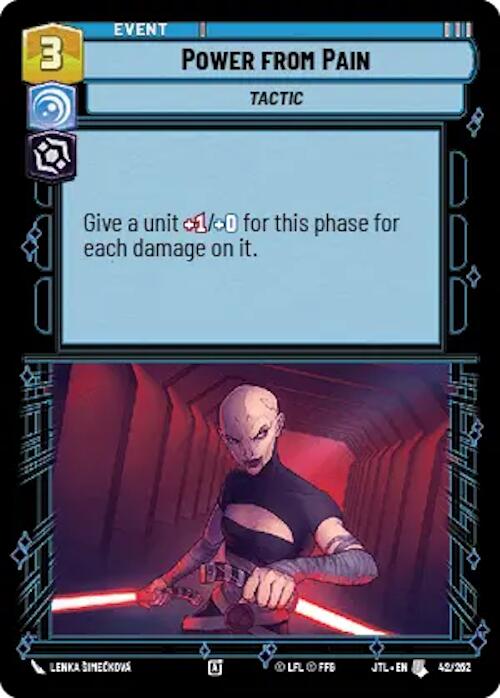 Power from Pain (042/262) (042/257) [Jump to Lightspeed]