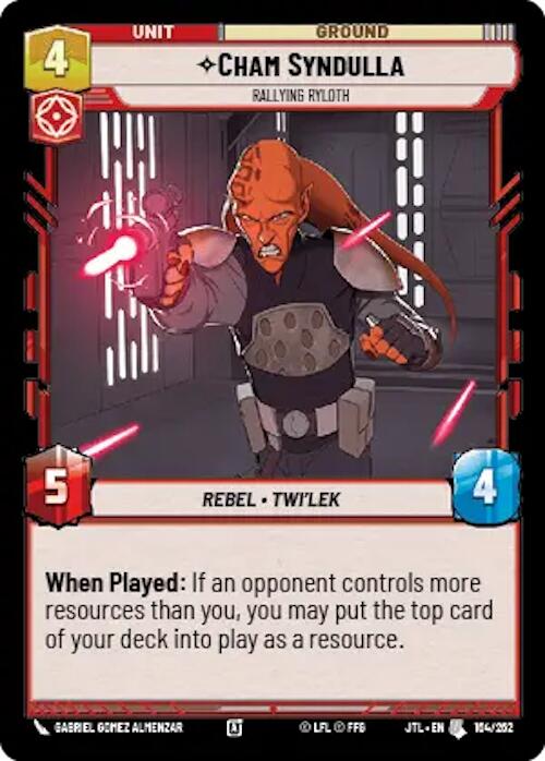 Cham Syndulla - Rallying Ryloth (164/262) (164/257) [Jump to Lightspeed]