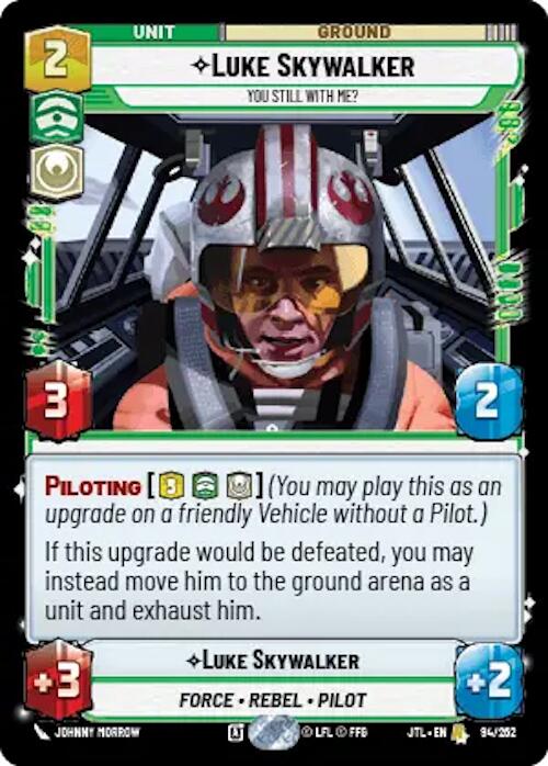 Luke Skywalker - You Still With Me? (094/262) (094/257) [Jump to Lightspeed]