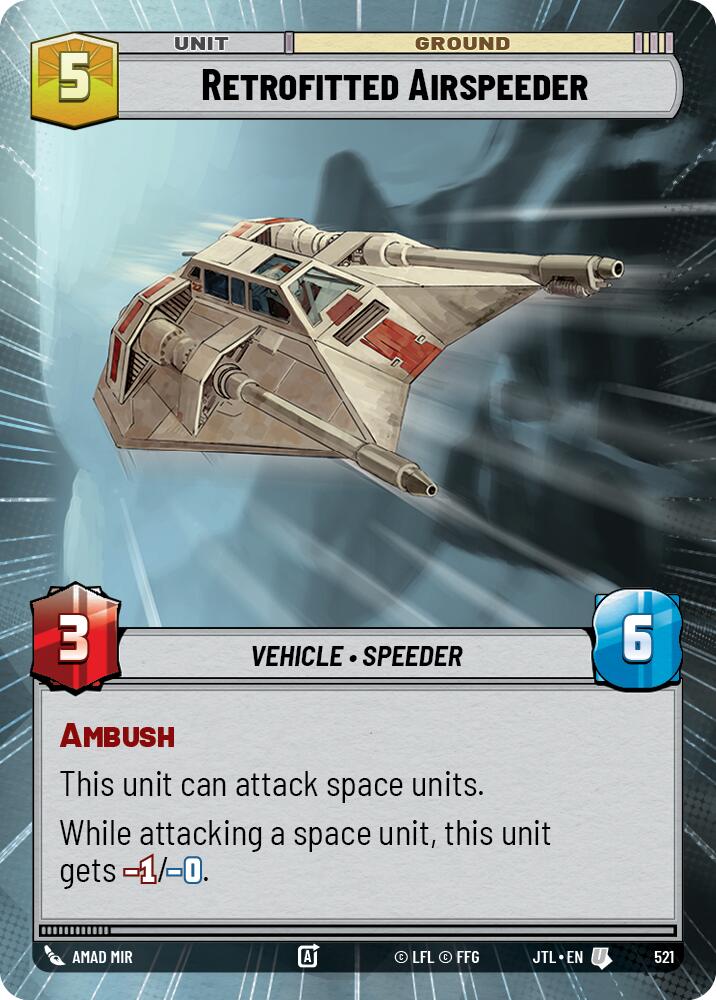 Retrofitted Airspeeder (521) (Hyperspace) (521) [Jump to Lightspeed]