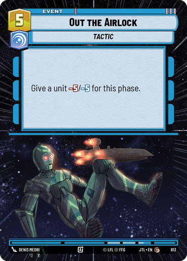 Out the Airlock (813) (Hyperspace Foil) (813) [Jump to Lightspeed]