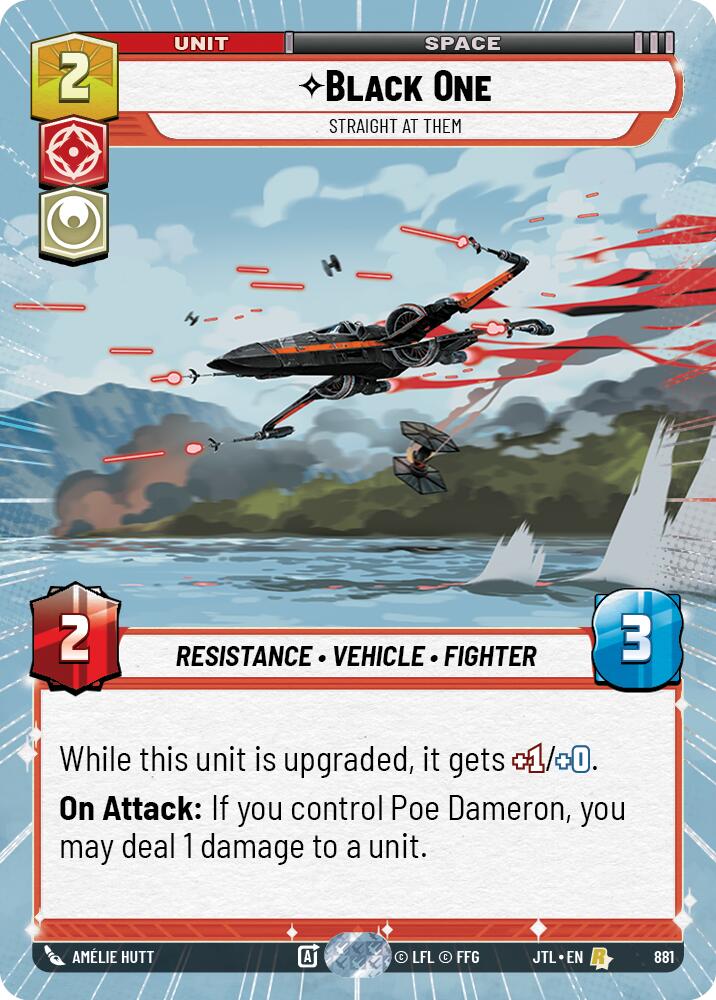 Black One - Straight At Them (881) (Hyperspace Foil) (881) [Jump to Lightspeed]