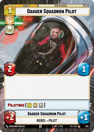 Dagger Squadron Pilot (930) (Hyperspace Foil) (930) [Jump to Lightspeed]