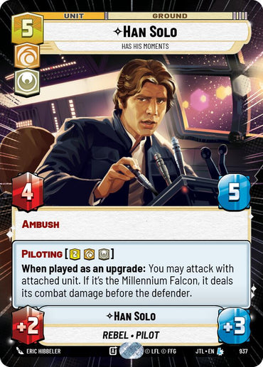 Han Solo - Has His Moments (937) (Hyperspace Foil) (937) [Jump to Lightspeed]