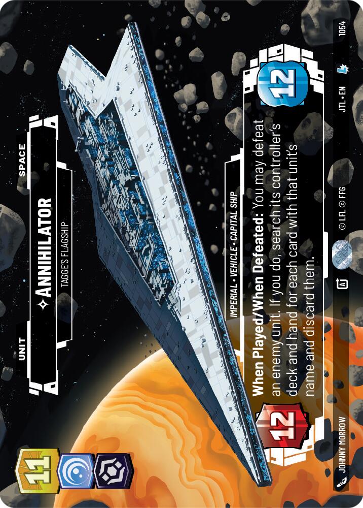 Annihilator - Tagge's Flagship (1054) (Prestige Foil) (1054) [Jump to Lightspeed]