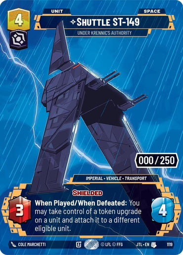 Shuttle ST-149 - Under Krennic's Authority (1119) (Serialized) (1119) [Jump to Lightspeed]