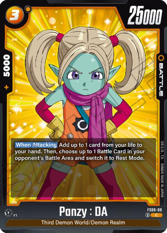 Panzy : DA [Starter Deck: Vegeta (Mini) Super Saiyan 3]