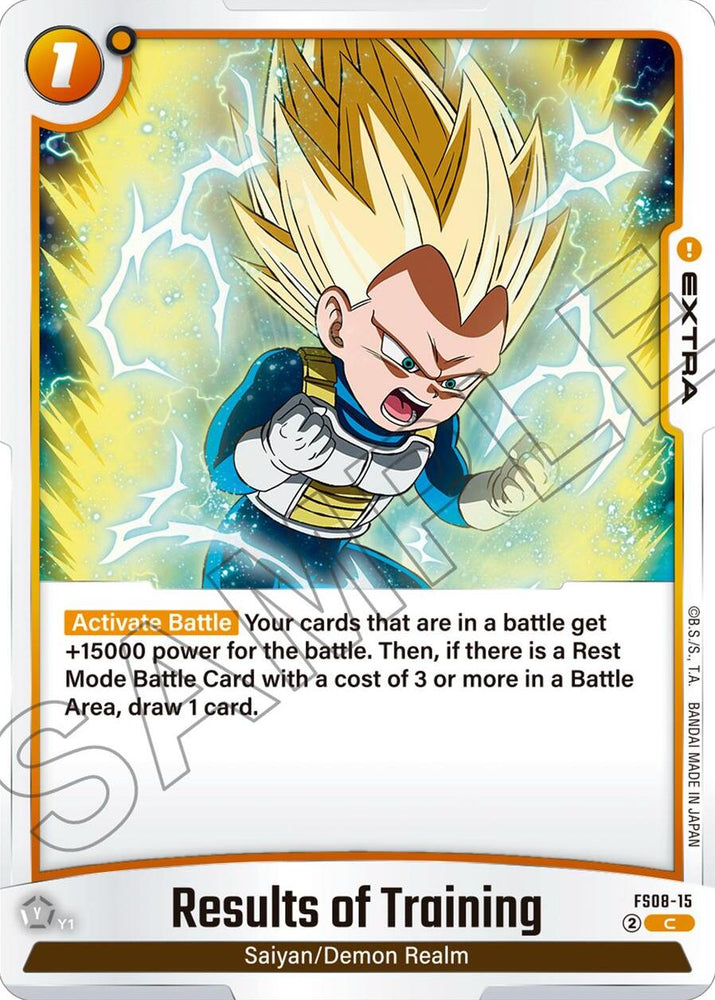 Results of Training [Starter Deck: Vegeta (Mini) Super Saiyan 3]
