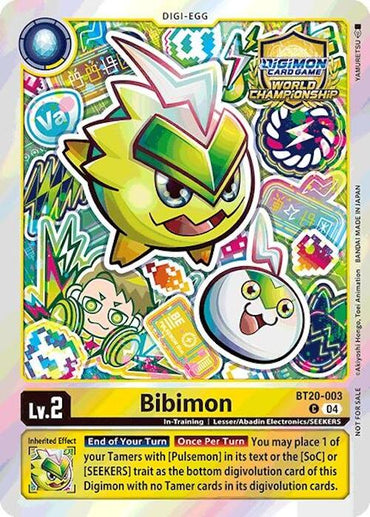 Bibimon [BT20-003] (Regionals 25-26 Champion Card Set Season 1) [Release Special Booster Ver.2.5 Promos]