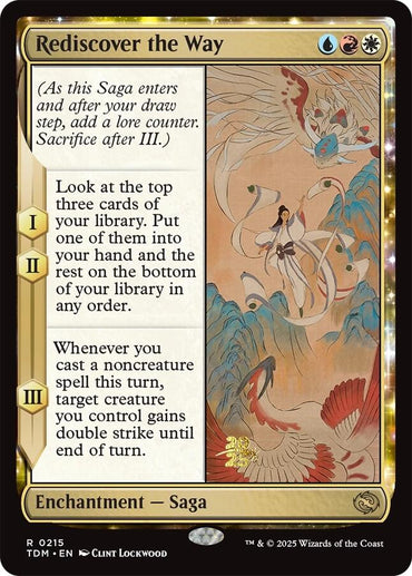 Rediscover the Way [Tarkir: Dragonstorm Prerelease Cards]