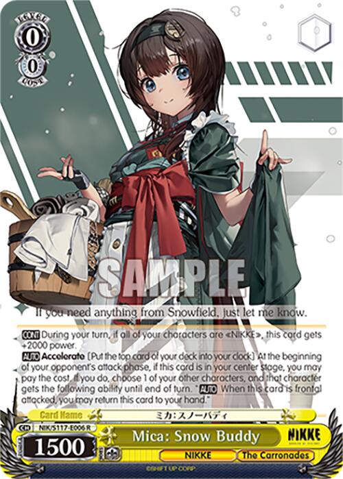 Mica: Snow Buddy (NIK/S117-E006 R) [GODDESS OF VICTORY: NIKKE]
