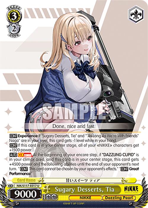 Sugary Desserts, Tia (NIK/S117-E017 U) [GODDESS OF VICTORY: NIKKE]