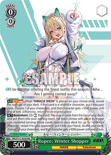 Rupee: Winter Shopper (NIK/S117-E030 RR) [GODDESS OF VICTORY: NIKKE]